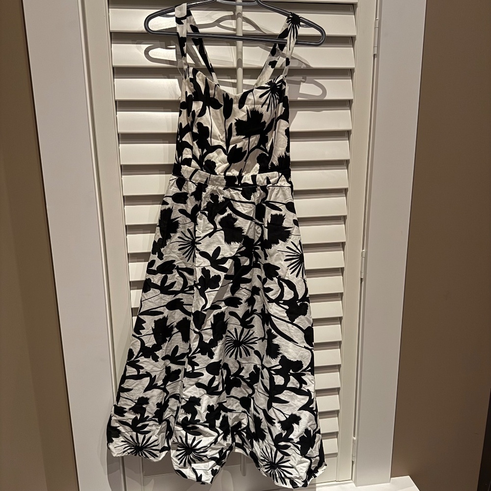 Lulus Black and White Floral Dress - Picture 3 of 4